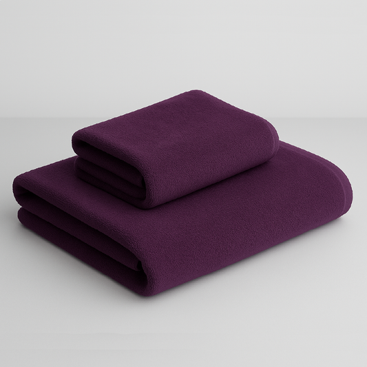 Regal Purple｜Raggamuffin（ラガマフィン）タオルセット（バス・フェイス各1枚）｜高級泉州タオル