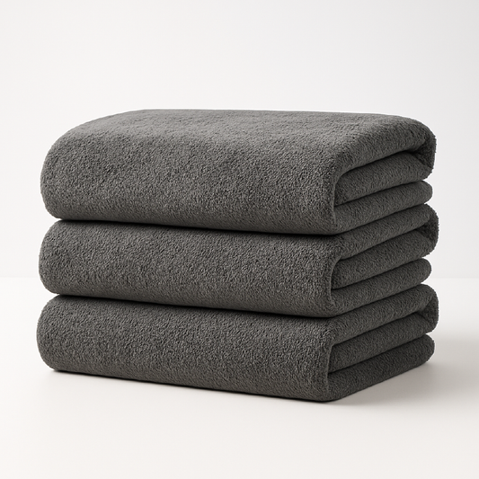 Heritage Grey｜Raggamuffin（ラガマフィン）バスタオル 3枚セット｜高級泉州タオル