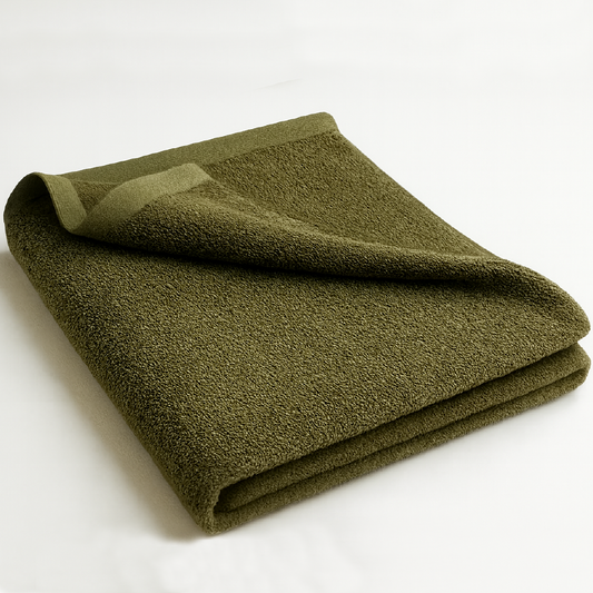 Sage Olive｜Raggamuffin（ラガマフィン）バスタオル｜高級泉州タオル