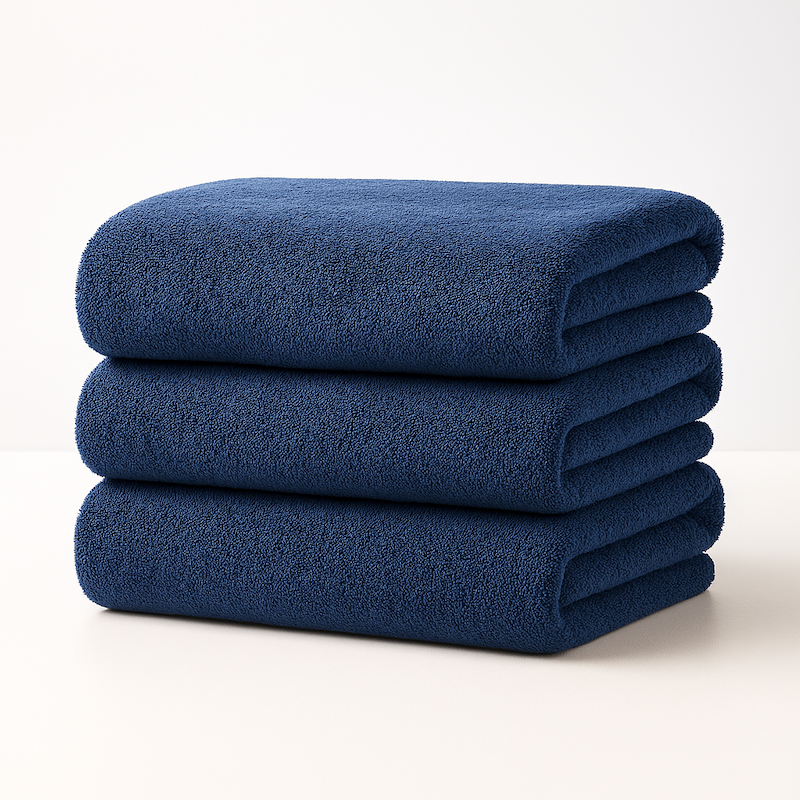 Classic Navy｜Raggamuffin（ラガマフィン）バスタオル 3枚セット｜高級泉州タオル