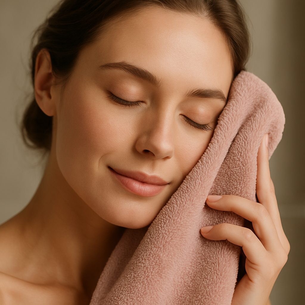 Dusty Pink｜Raggamuffin（ラガマフィン）バスタオル｜高級泉州タオル