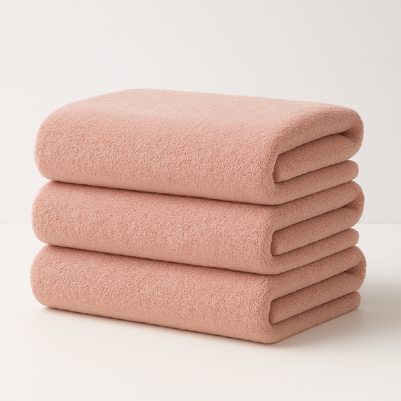 Dusty Pink｜Raggamuffin（ラガマフィン）バスタオル 3枚セット｜高級泉州タオル