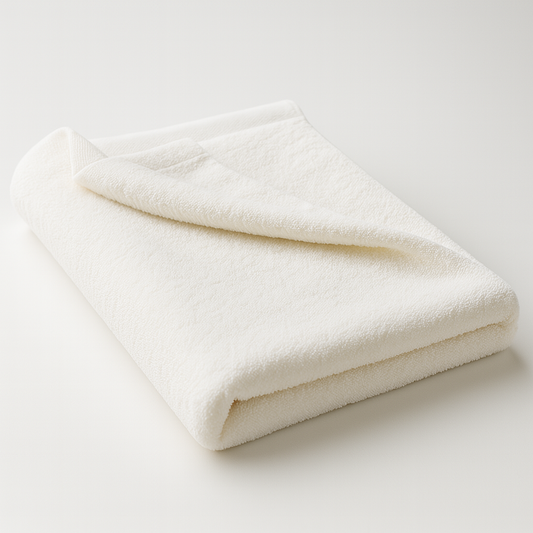 Signature White｜Raggamuffin（ラガマフィン）バスタオル｜高級泉州タオル