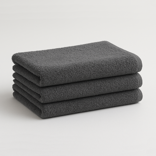 Heritage Grey｜Raggamuffin（ラガマフィン）フェイスタオル 3枚セット｜高級泉州タオル