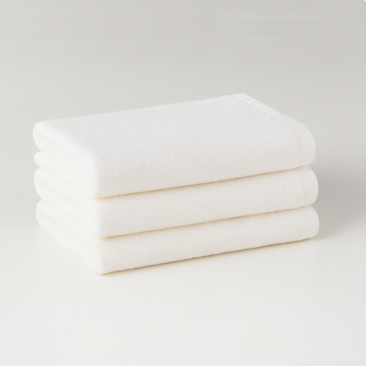 Signature White｜Raggamuffin（ラガマフィン）フェイスタオル 3枚セット｜高級泉州タオル